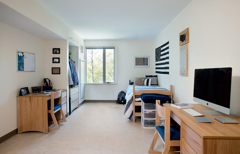 post-installation-project-reviews-1 Interior image of a college dorm room